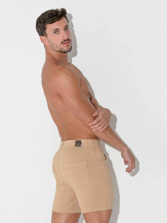 CODE22 Men's Designer Mid-Thigh Pocket Short