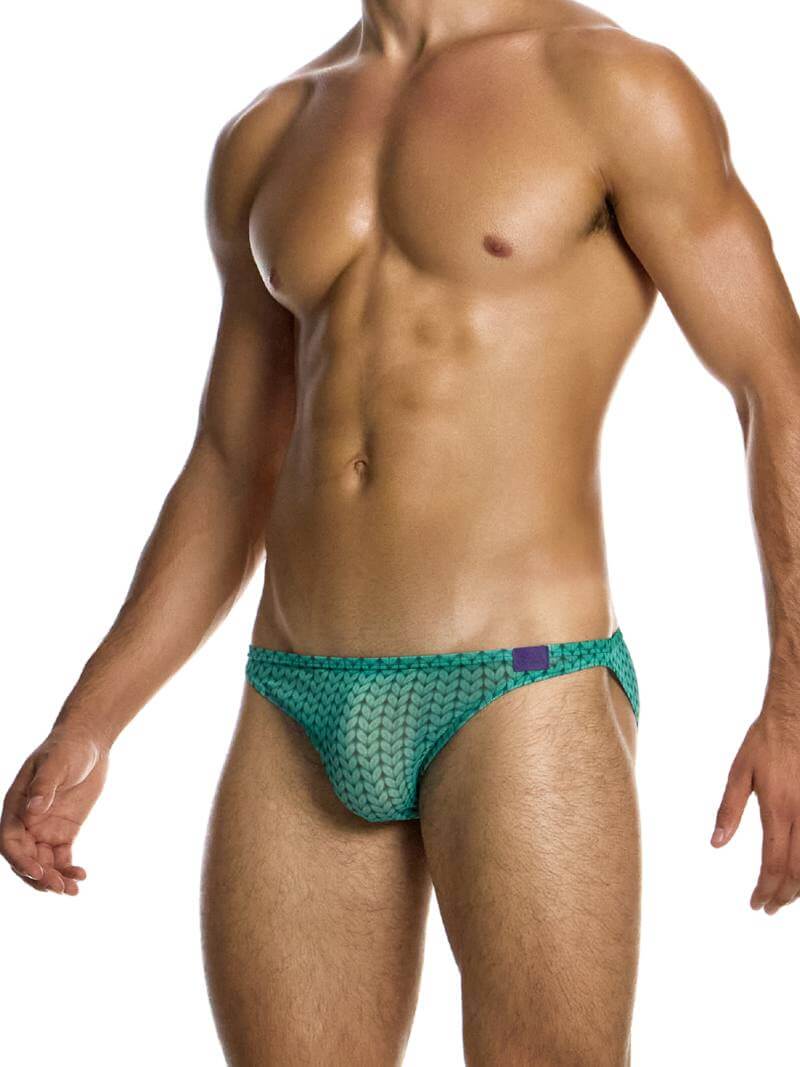 Mens MODUS VIVENDI Illusion Sheer Low Cut Bikini Brief