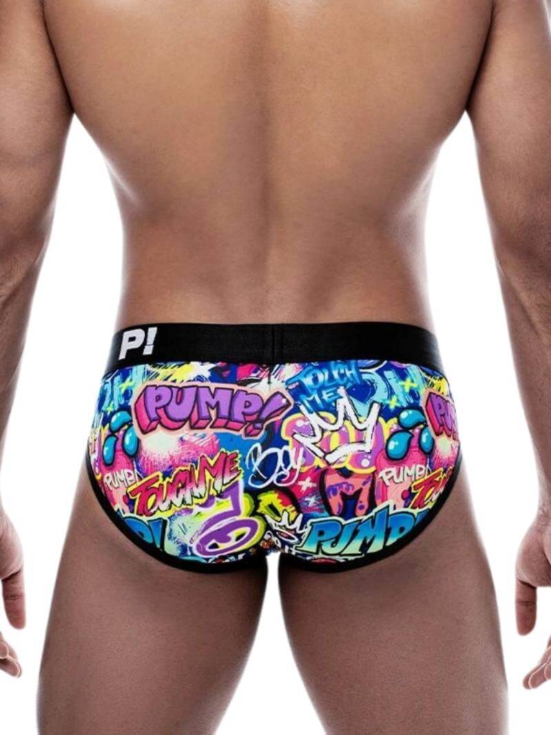 Mens PUMP Underwear Graffiti Brief