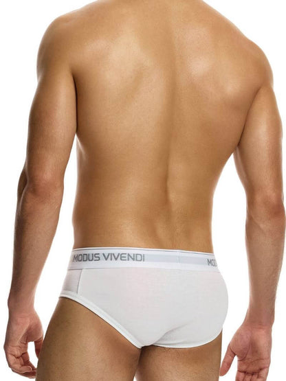 Mens MODUS VIVENDI Staple Eco-Cotton Brief