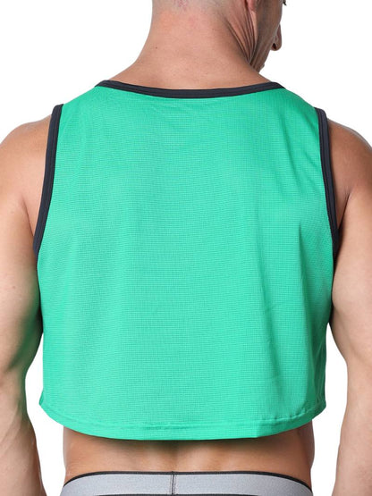 Mens CellBlock13 Marathon Cropped Tank Top: SIZES LARGE or XL