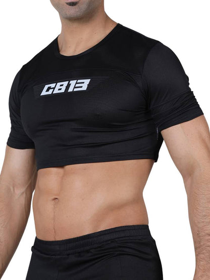 CellBlock13 Marathon Cropped T-Shirt: SIZE XL