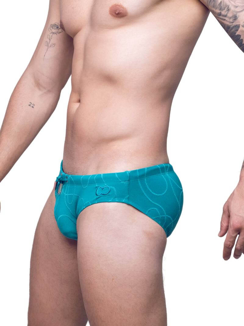 2eros V10 Green Swim Brief 2025