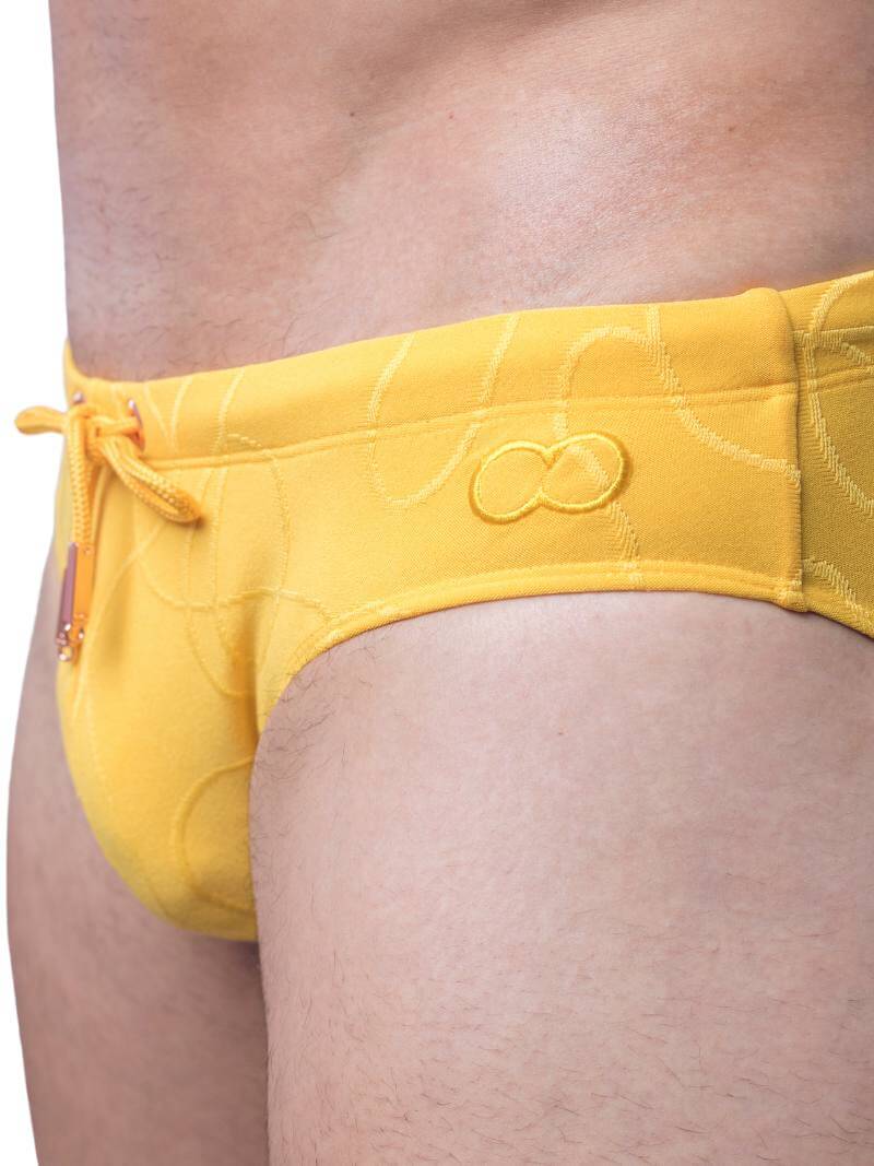 2eros V10 Yellow Swim Brief 2025