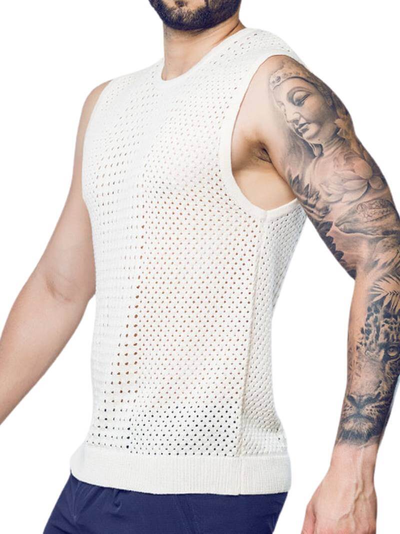 2eros Men's Knitted Tank Top