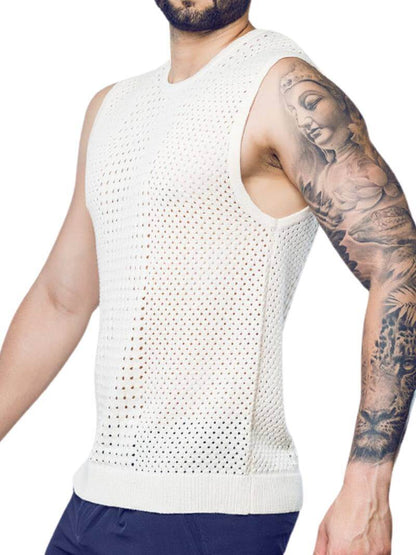 2eros Men's Knitted Tank Top