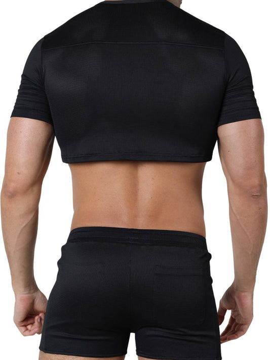 CellBlock13 Marathon Cropped T-Shirt: SIZE XL