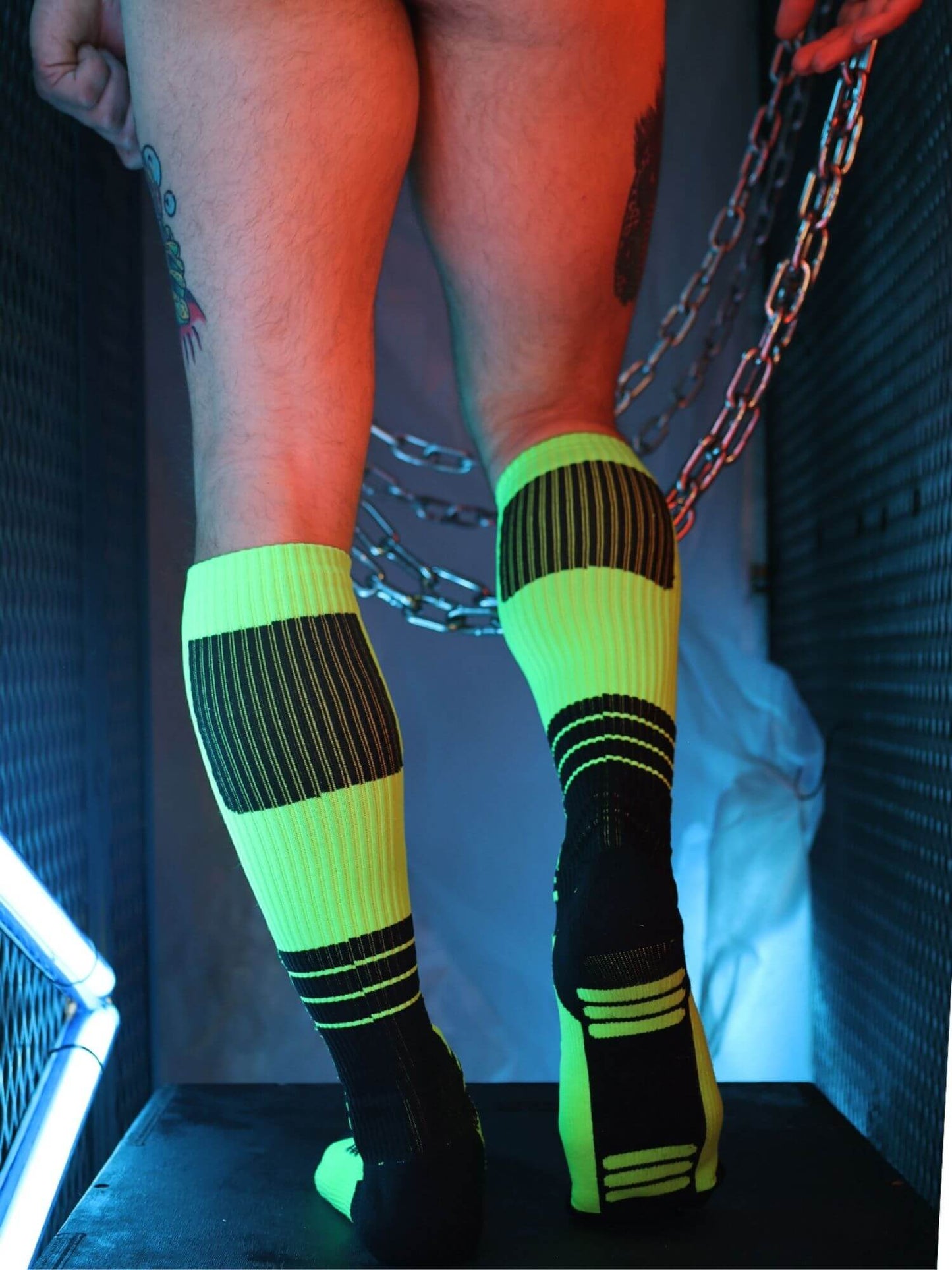 Breedwell Hypnotix Neon Rave Knee-High Socks