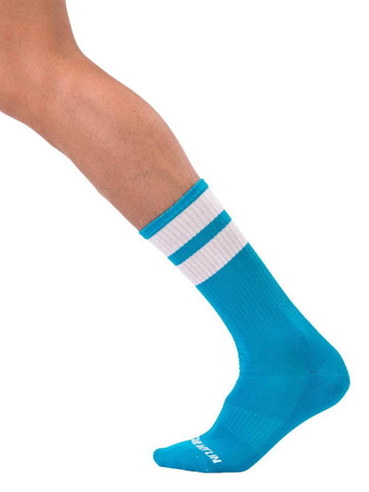 Barcode Berlin White Gym Crew Socks