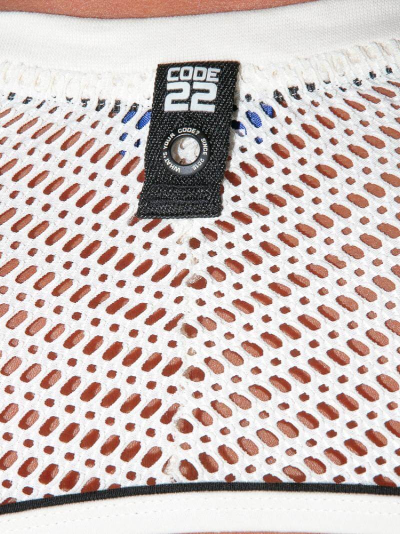 CODE22 Men's Crochet Cropped Gay T-Shirt