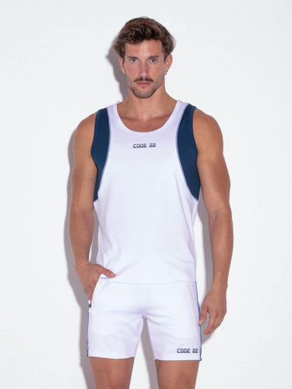 CODE22 Men's Flux Sports Vest, Sports Performance Fabric