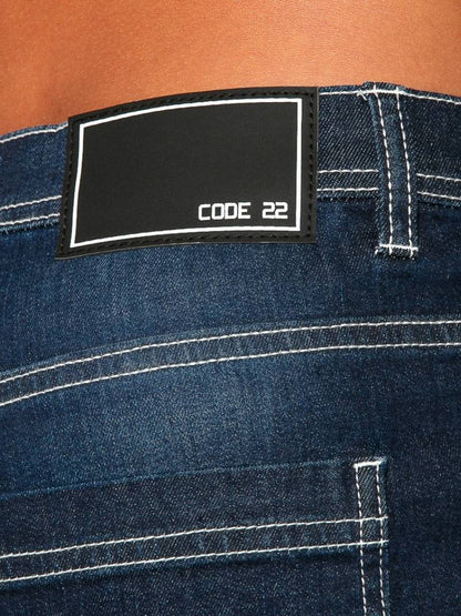 CODE22 Men's Slim Stretch-Fit Soft Denim Jeans