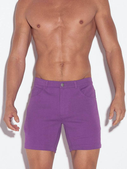 CODE22 Men's Pocket Shorts Grape