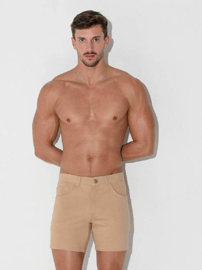CODE22 Men's Designer Mid-Thigh Pocket Short