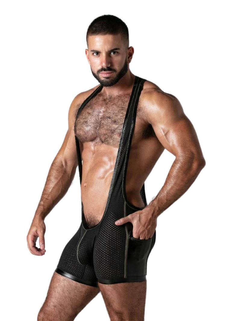 Locker Gear Mesh One-Piece Bodysuit
