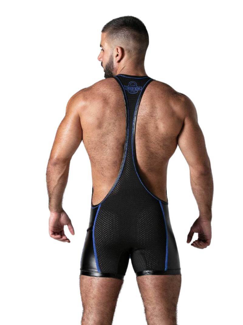 Locker Gear Men's Gay Mesh One-Piece Singlet
