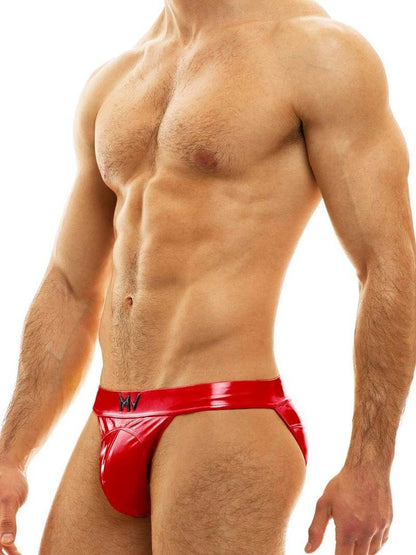 Mens MODUS VIVENDI PVC Vinyl Tanga Brief