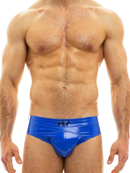 Mens MODUS VIVENDI Bottomless PVC Vinyl Brief