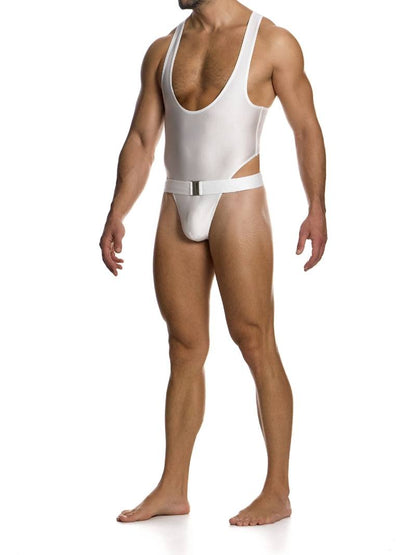 Mens MODUS VIVENDI Avant Garde One Piece Thong Swimsuit