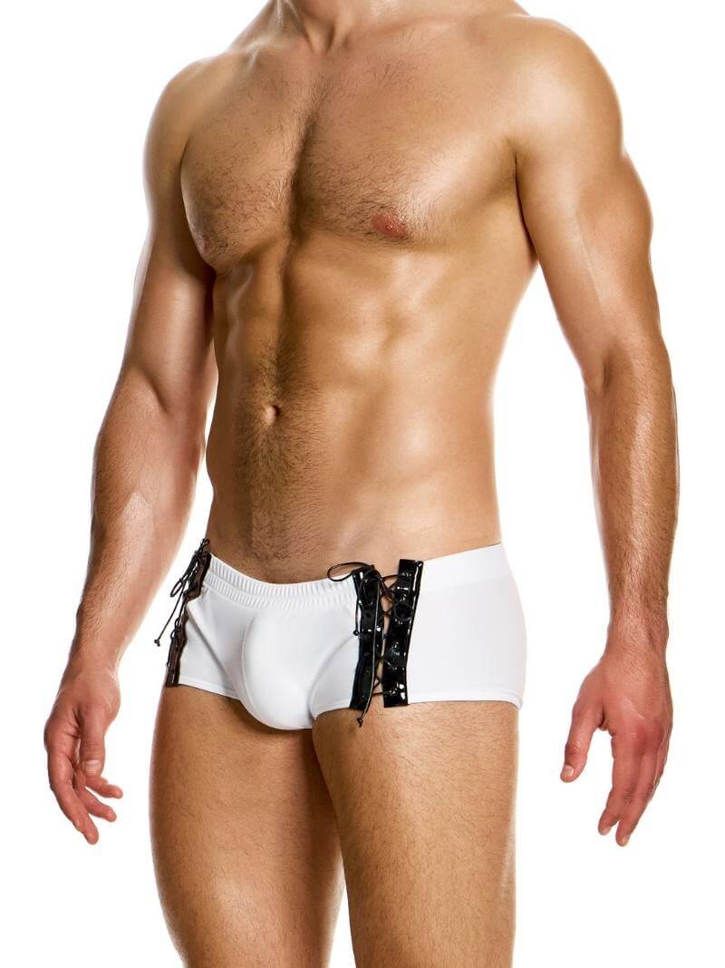 Mens MODUS VIVENDI Boudoir Brazil Cut Swim Trunk