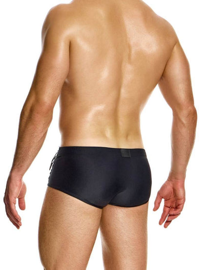 Mens MODUS VIVENDI Boudoir Brazil Cut Swim Trunk
