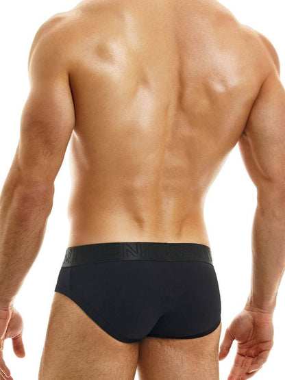 Mens MODUS VIVENDI Hole Brief: Removable Pouch