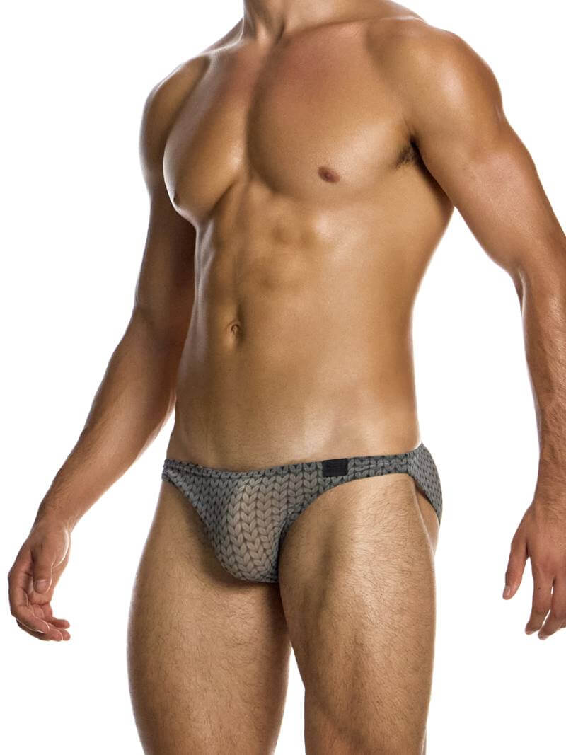 Mens MODUS VIVENDI Illusion Sheer Low Cut Bikini Brief