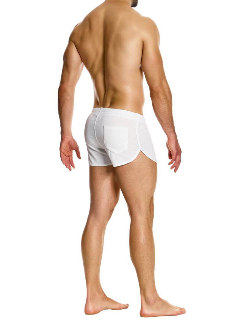 Mens MODUS VIVENDI Jogging Style Gym Short, Breathable Quick-Dry Fabric