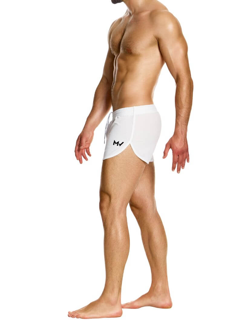 Mens MODUS VIVENDI Jogging Style Gym Short, Breathable Quick-Dry Fabric
