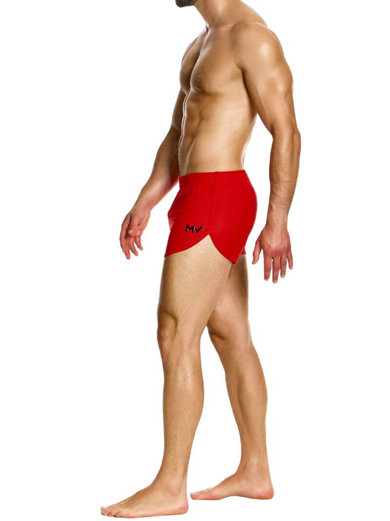 Mens MODUS VIVENDI Jogging Style Gym Short, Breathable Quick-Dry Fabric