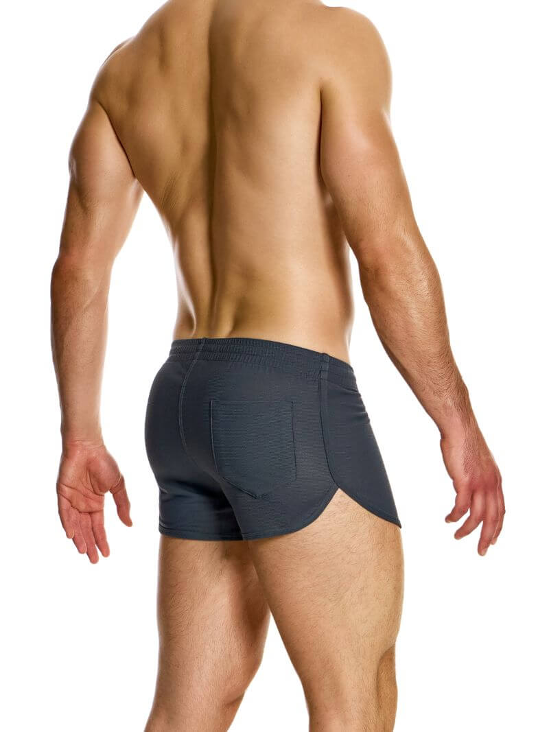 Mens MODUS VIVENDI Jogging Style Gym Short, Breathable Quick-Dry Fabric