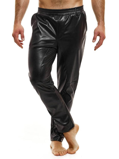 Mens MODUS VIVENDI Vegan Leather Pants