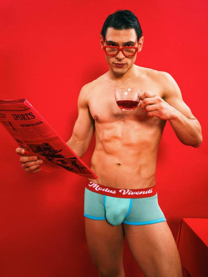 Mens MODUS VIVENDI Retro Boxer Trunk