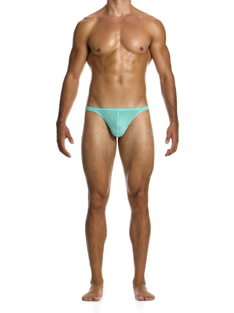 Mens MODUS VIVENDI Retro Micro Net Cotton Thong String