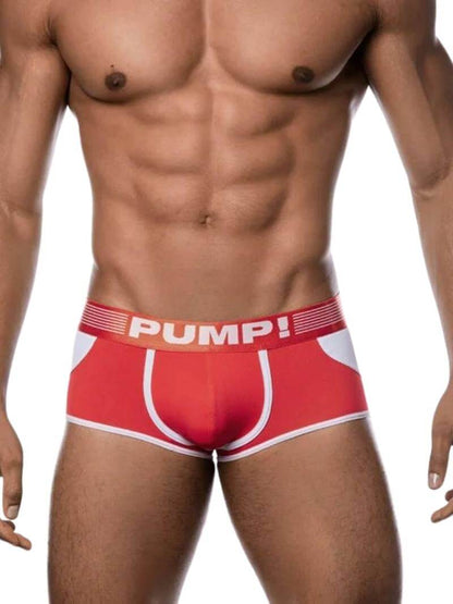 Mens PUMP Underwear Access Backless Trunk, Red