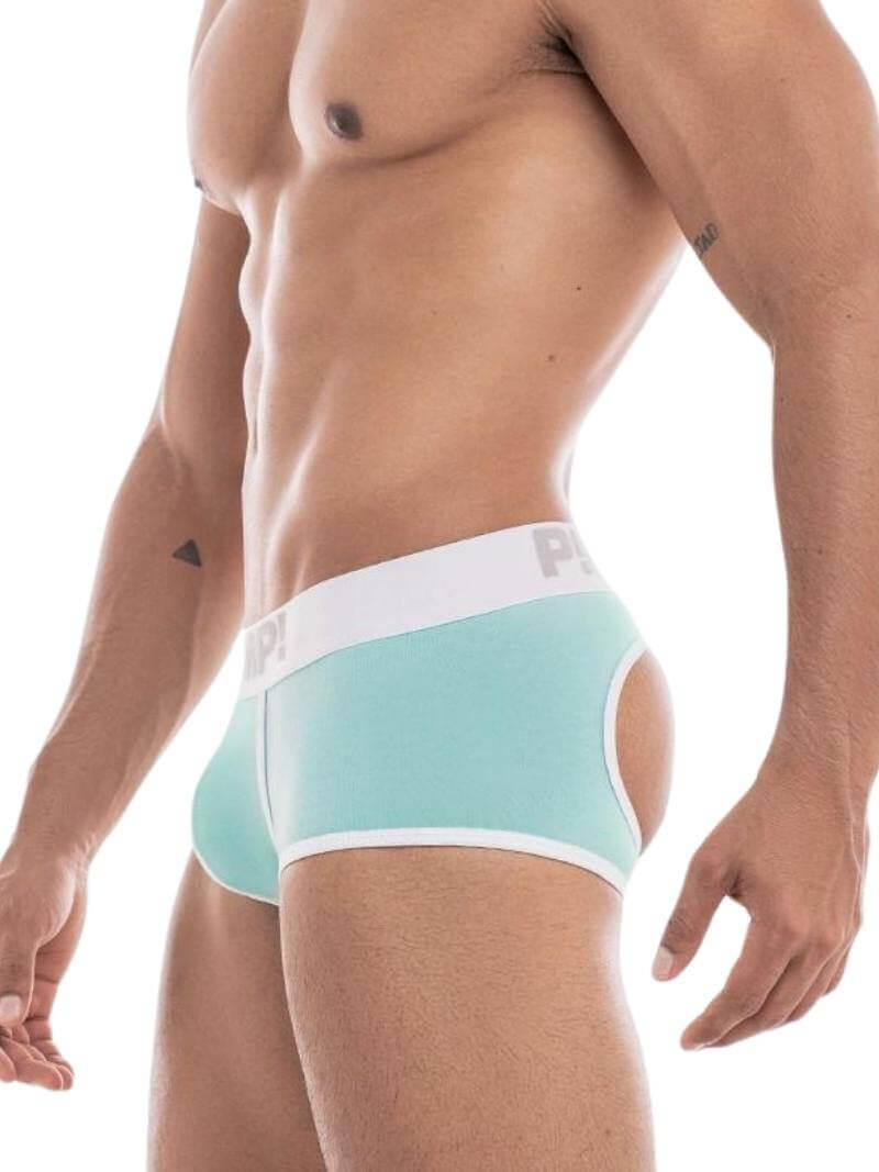 Mens PUMP Underwear Milkshake Cotton Access Backless Trunk
