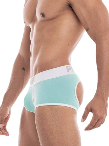 Mens PUMP Underwear Milkshake Cotton Access Backless Trunk