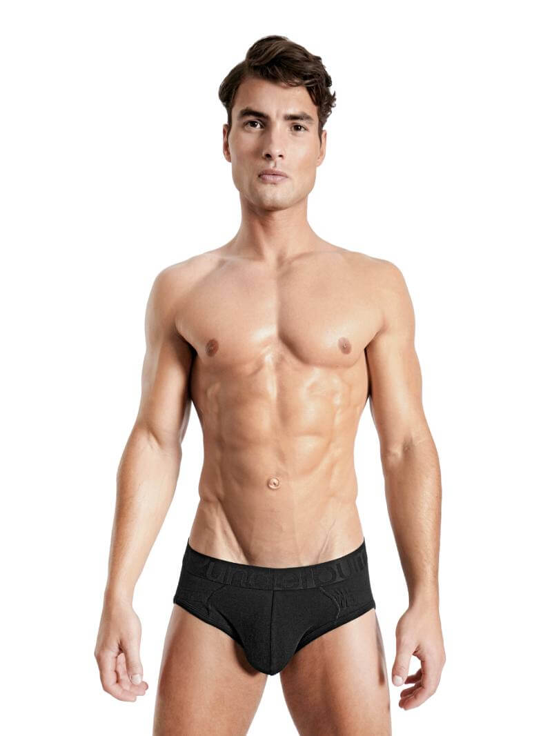 Mens RounderBum Bum Lifting Brief with Butt Supporting Straps