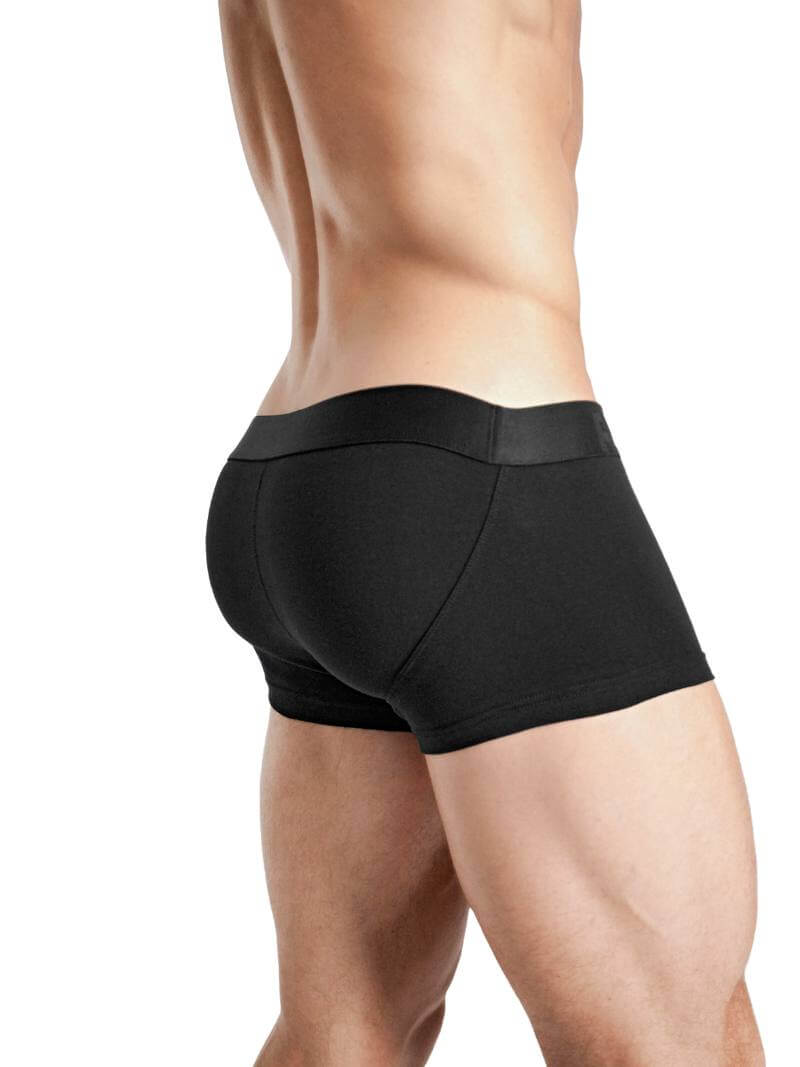 Mens RounderBum Bum Lifting Trunk with Butt Supporting Straps
