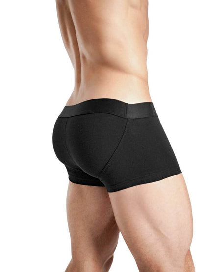 Mens RounderBum Bum Lifting Trunk with Butt Supporting Straps