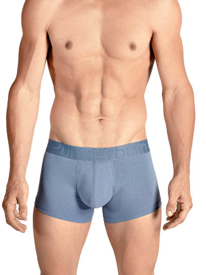 Mens RounderBum Enhancing & Reshaping Trunk with Padded Bum and Pouch, Light Blue