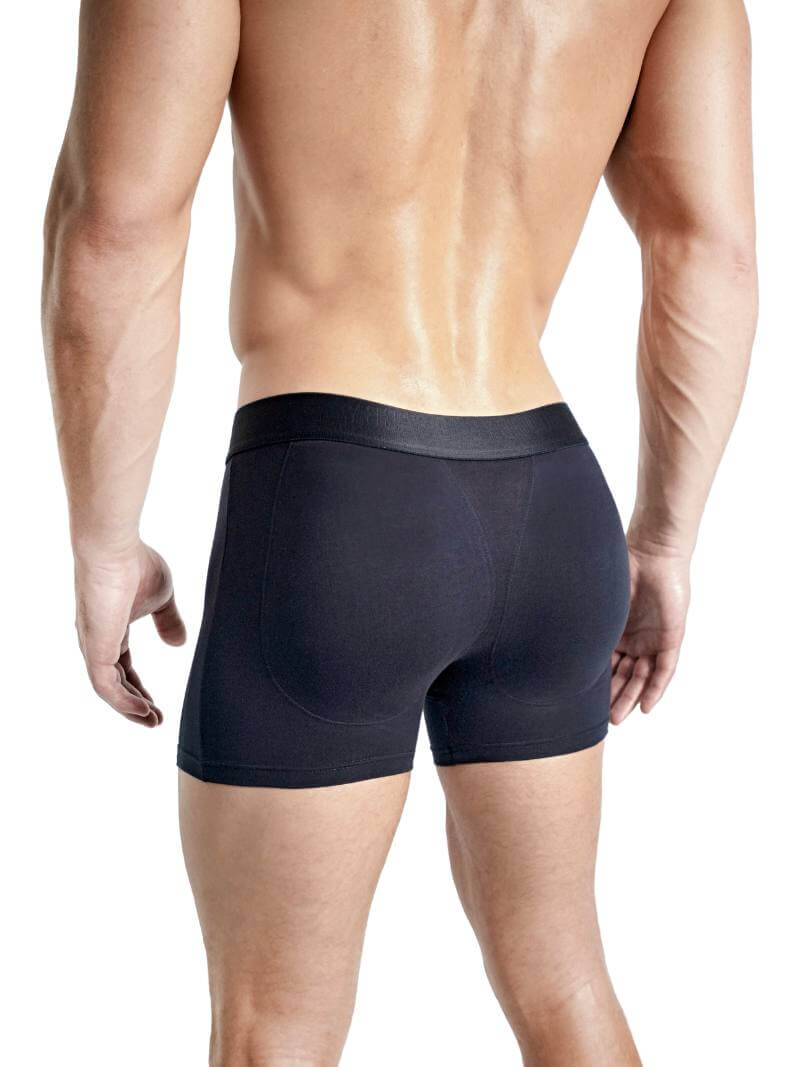 Mens RounderBum Boxer Brief with Bum Reshaping Padding