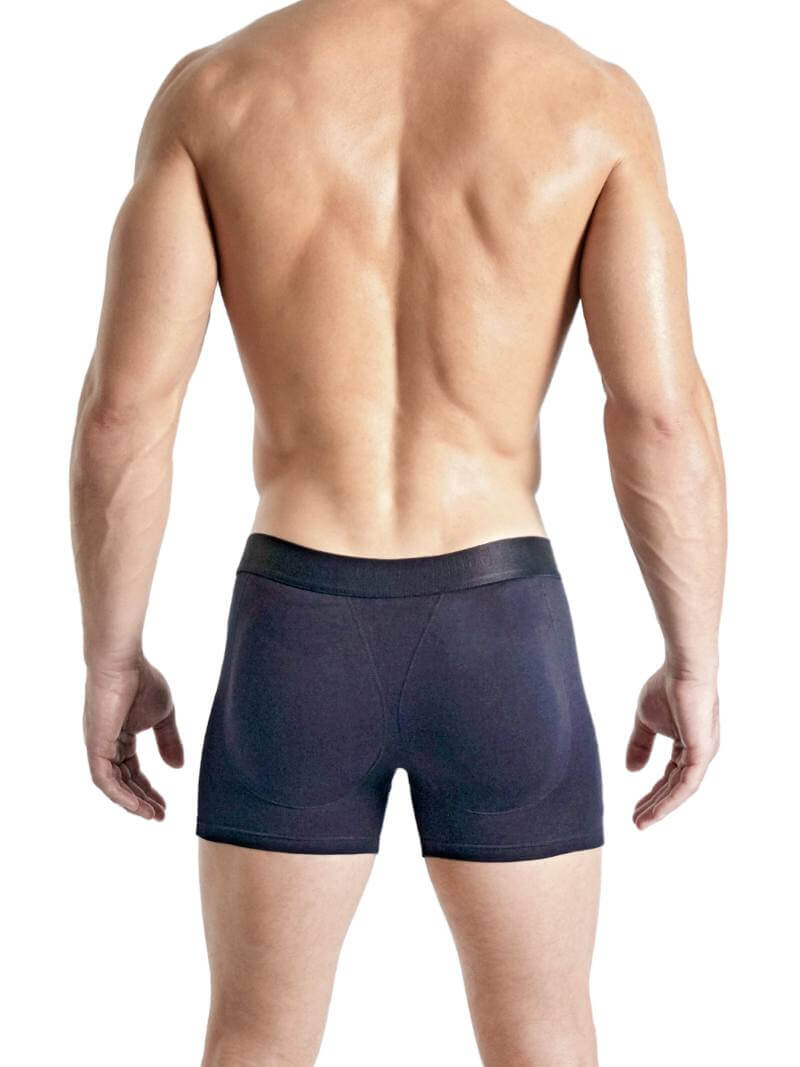Mens RounderBum Boxer Brief with Bum Reshaping Padding