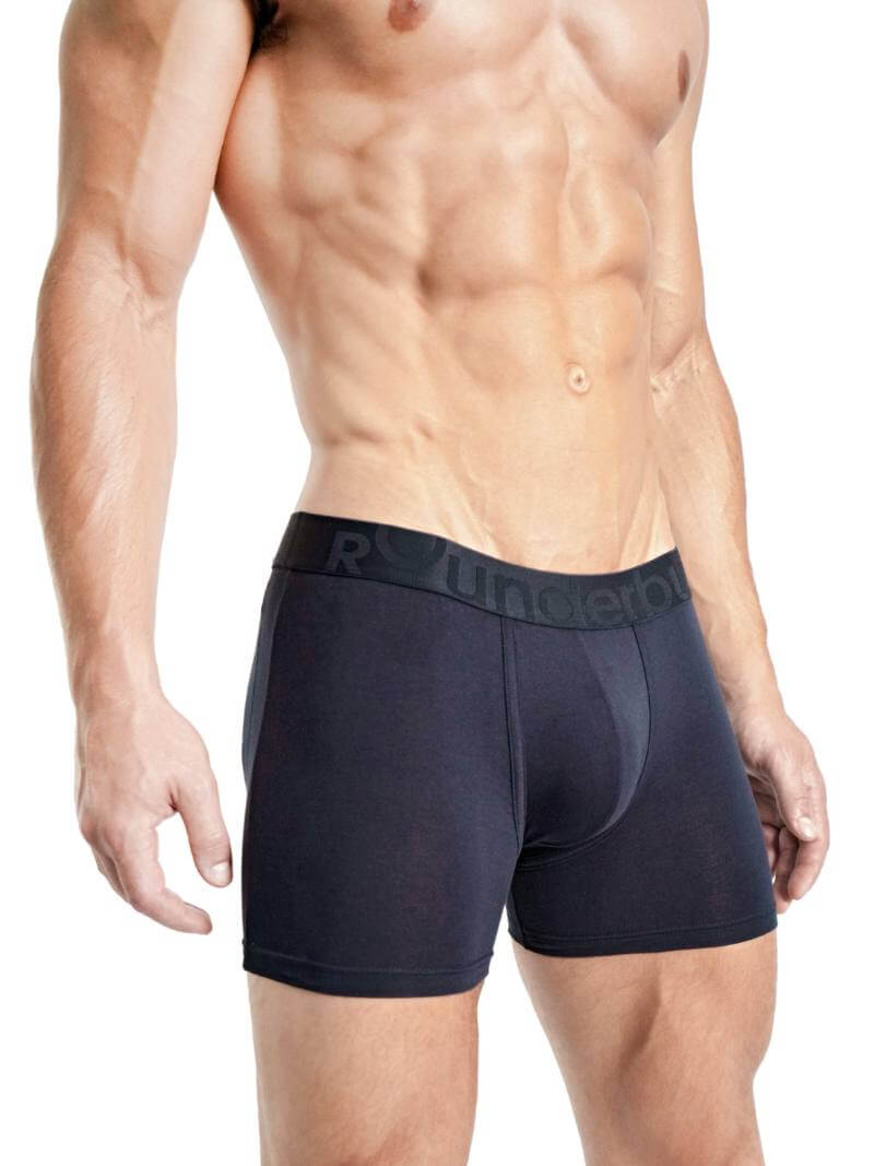 Mens RounderBum Boxer Brief with Bum Reshaping Padding