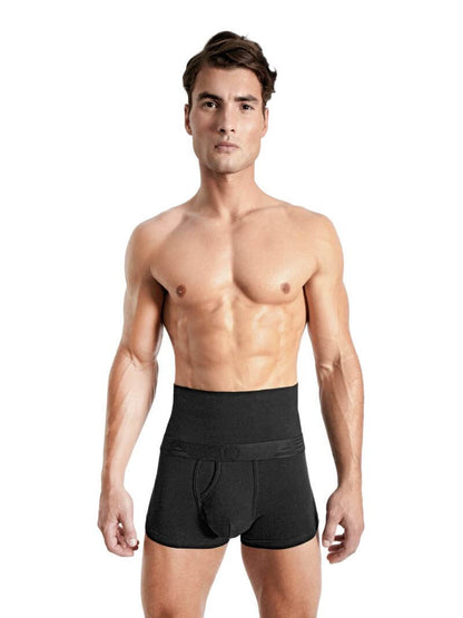 Mens RounderBum Waist Slimming Trunk with Bum Reshaping Padding
