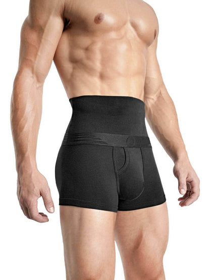 Mens RounderBum Waist Slimming Trunk with Bum Reshaping Padding