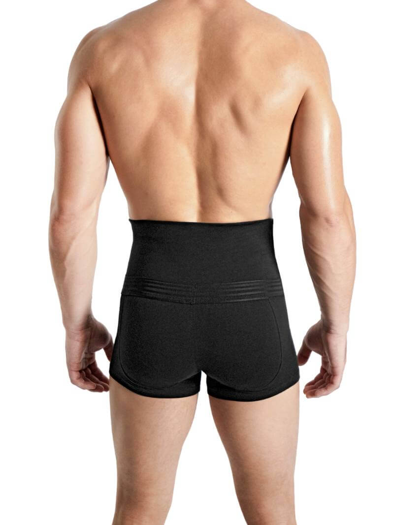 Mens RounderBum Waist Slimming Trunk with Bum Reshaping Padding