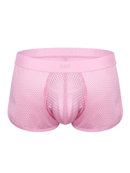Mens SUKREW Breeze Retro Shorts: Short & Curved Legs, C-Through Mesh, Pouch Support & Bum Accentuating