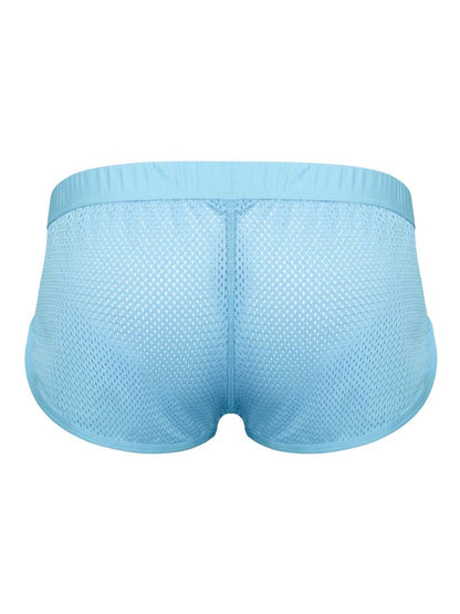 Mens SUKREW Breeze Retro Shorts: Short & Curved Legs, C-Through Mesh, Pouch Support & Bum Accentuating