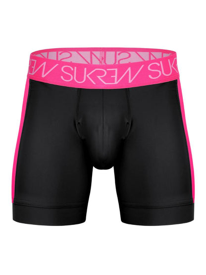 Mens SUKREW Underground Boxer Briefs with Large Pouch & Sheer Side Panels